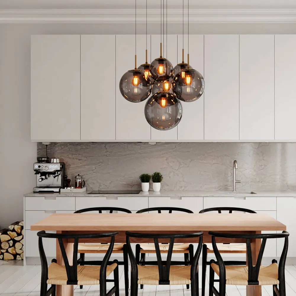 Laura kattovalaisin Ø53cm Musta/Savunharmaa