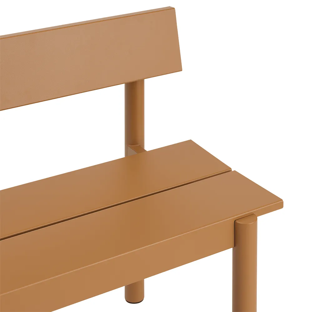 Teräspenkki 110cm Linear Steel Burnt Orange