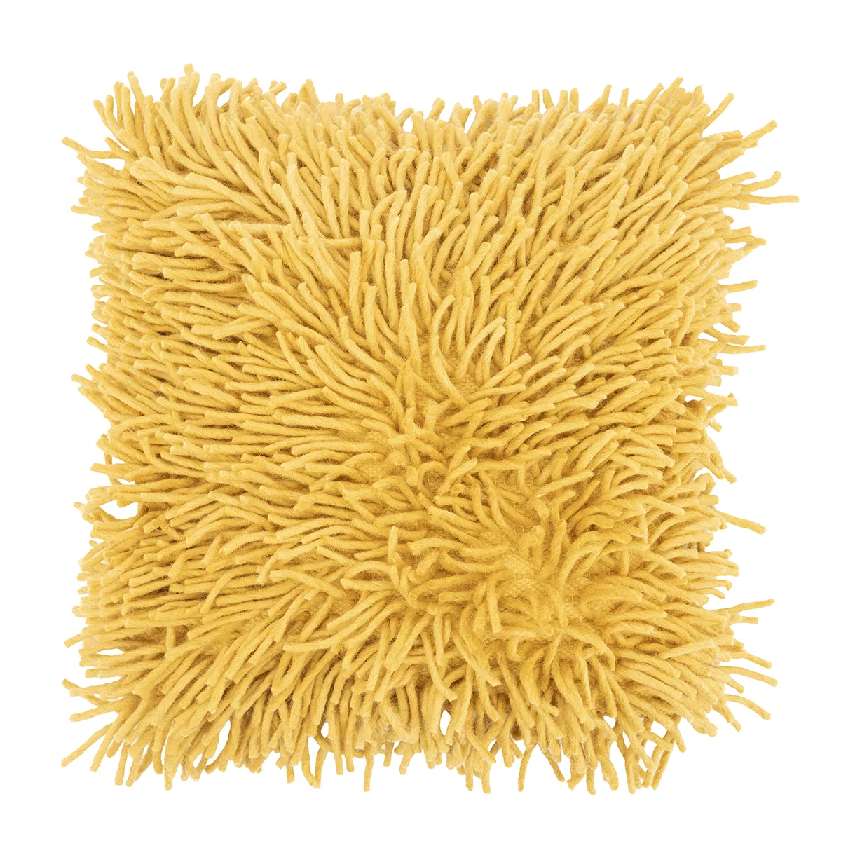 By-Boo, Koristetyyny puuvillasta Moppy Mustard 50x50 cm