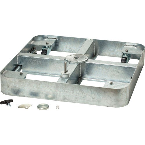 Jalusta pyörällä aurinkovarjon jalalle M4, 150 kg Glatz