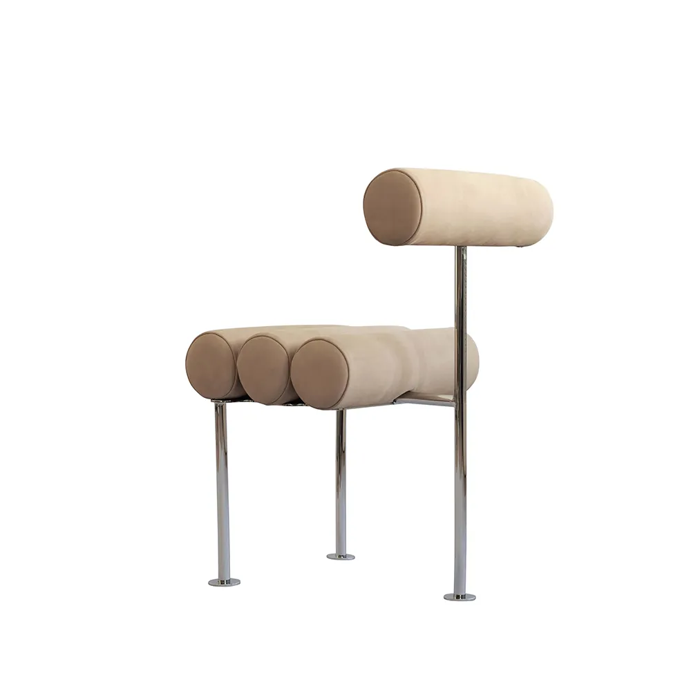 Hiro-ruokatuoli, ruostumaton teräs - nupukkia