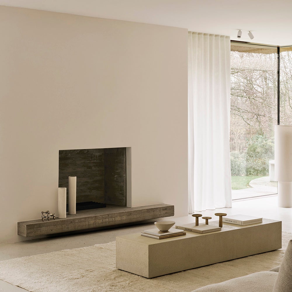 Elements Lattiahylly/Penkki - Luonnonvalkoinen 180x45x30 cm