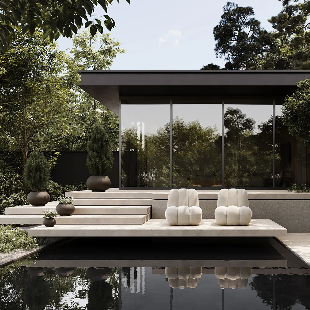 Urchin ruukku Medio - Coffee