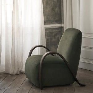 Buur Nojatuoli Rich Velvet - Dark Stained/Pine