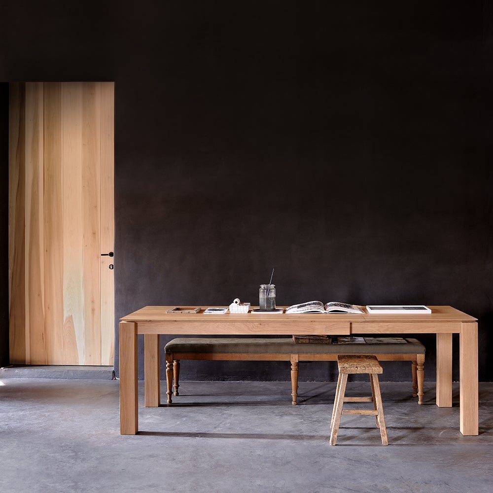 Slice Ruokapöytä 90x160-240 cm Tammi