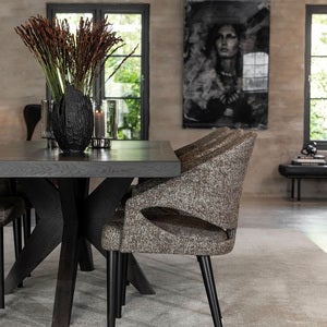 Vance-ruokatuoli - Bronzo Brown