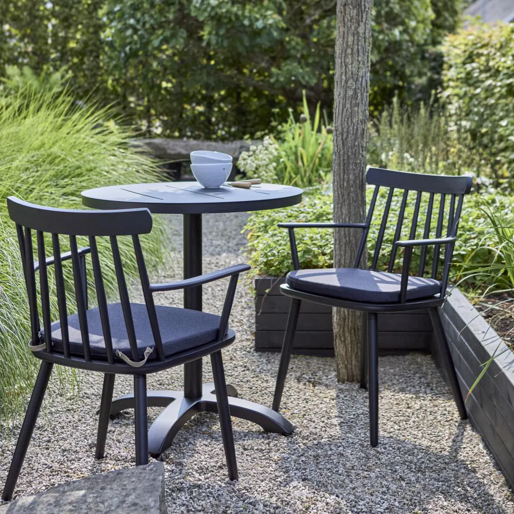 WINSOR Tuoli käsinojilla - Musta/Raven