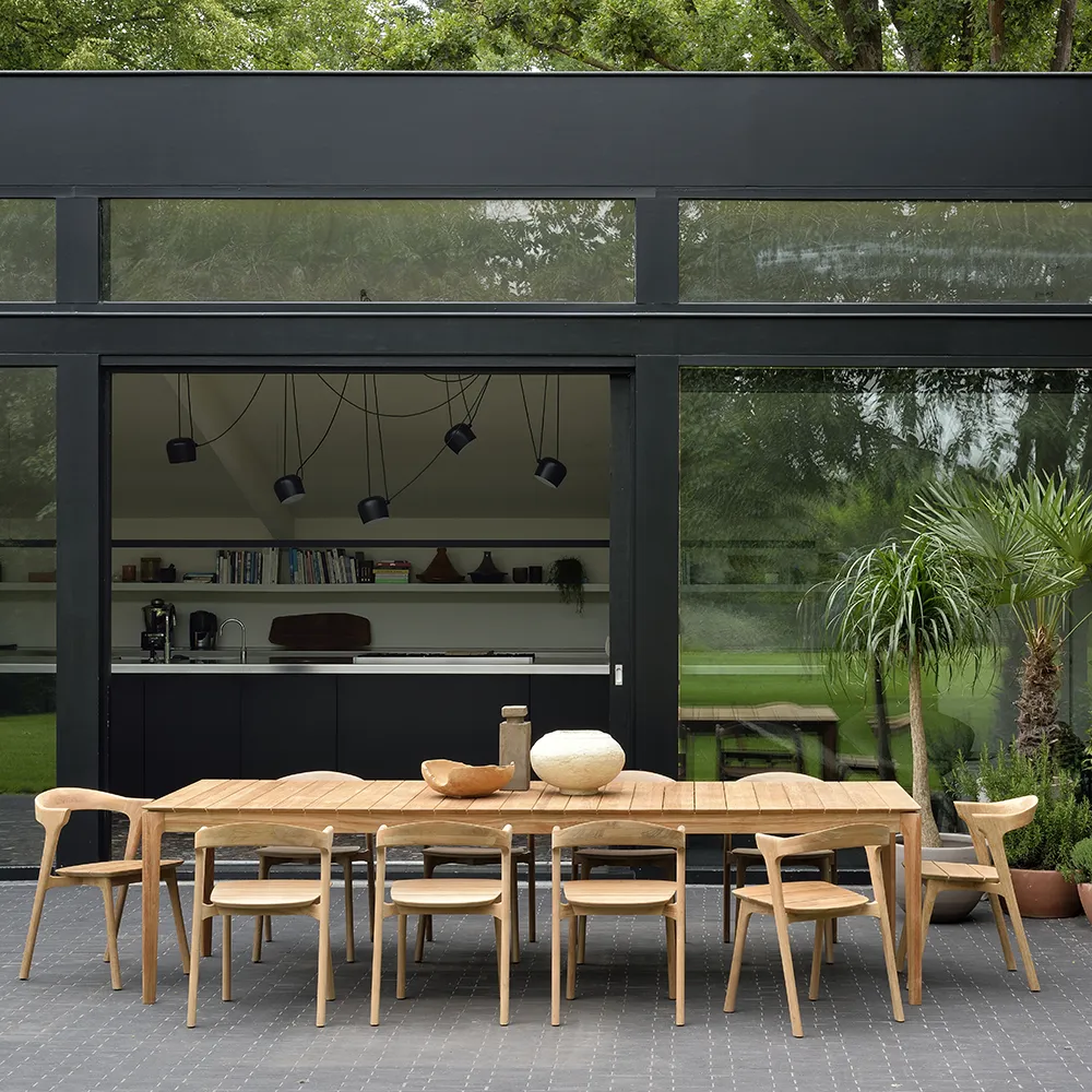 Bok Ruokapöytä 300x110 cm Teak