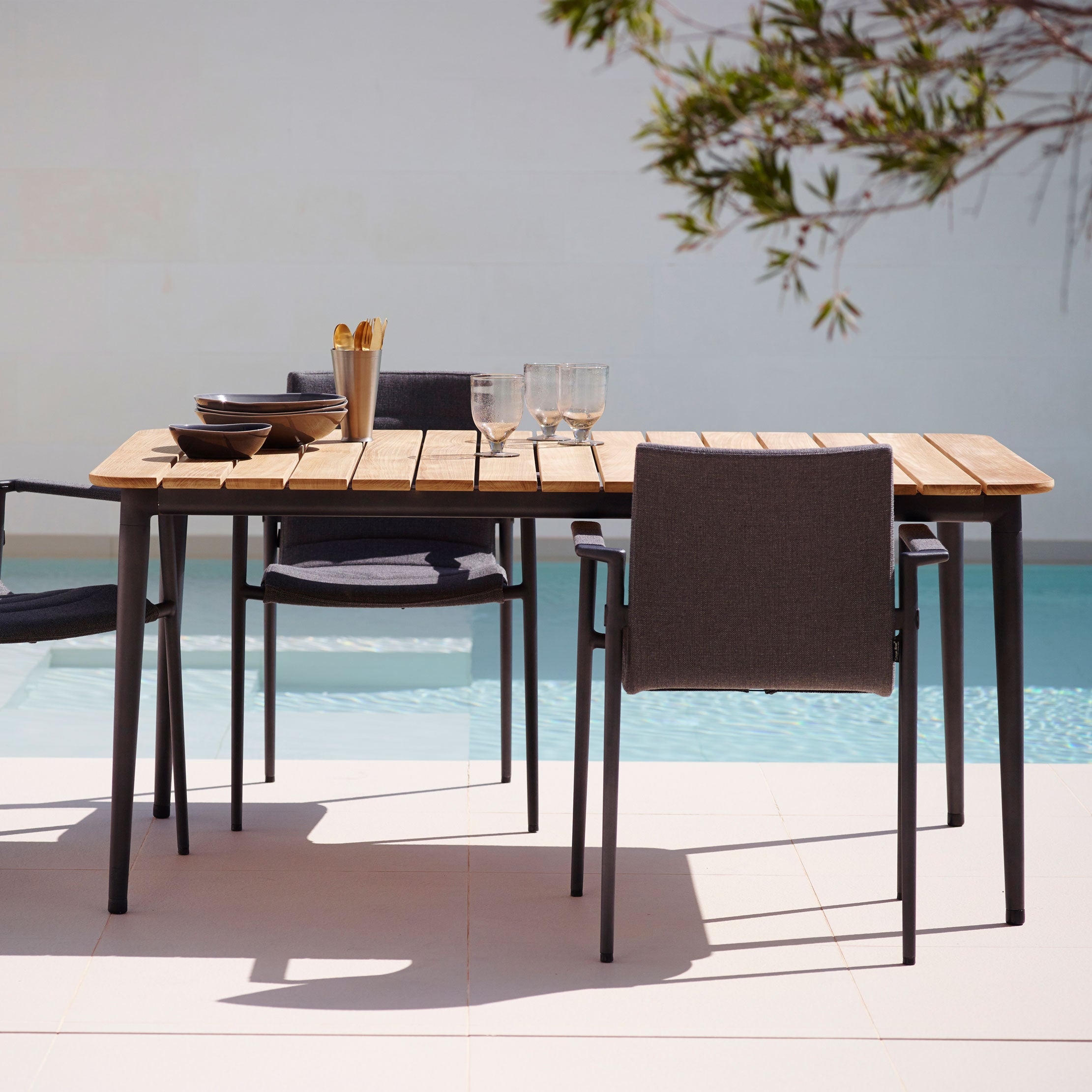 Core Ruokapöytä 90X160 cm Lava Grey