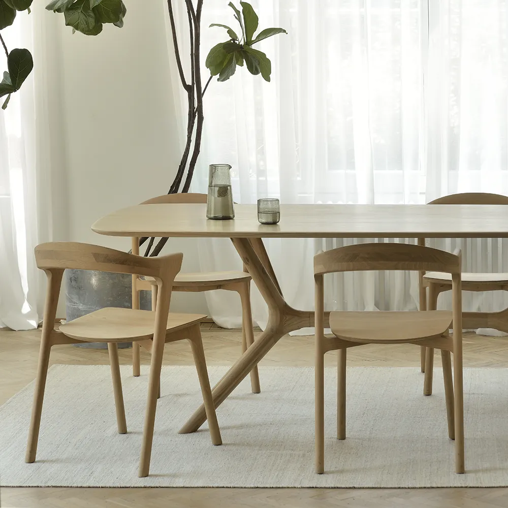 X Ruokapöytä 100x224 cm Tammi