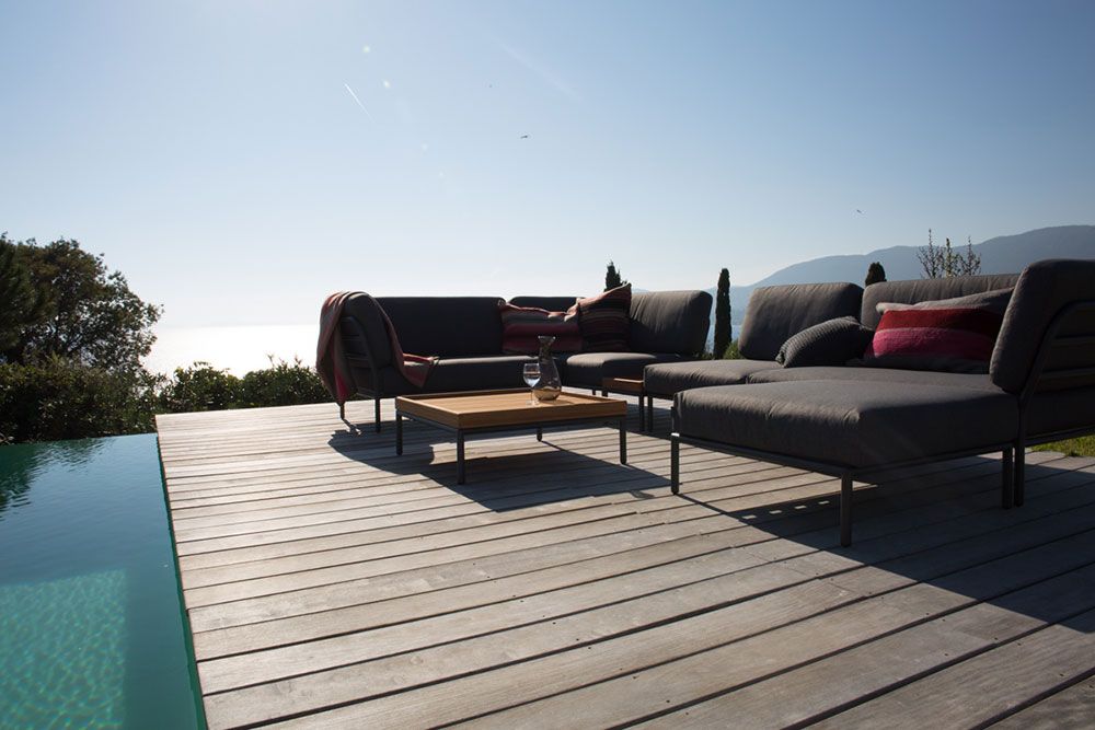 Level avslutsdel vasen harmaa alumiini