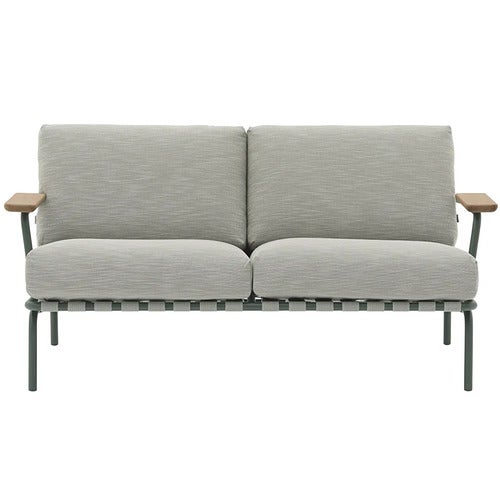 Settle 2-istuttava sohva Ribbed Weave 2/Dark Green