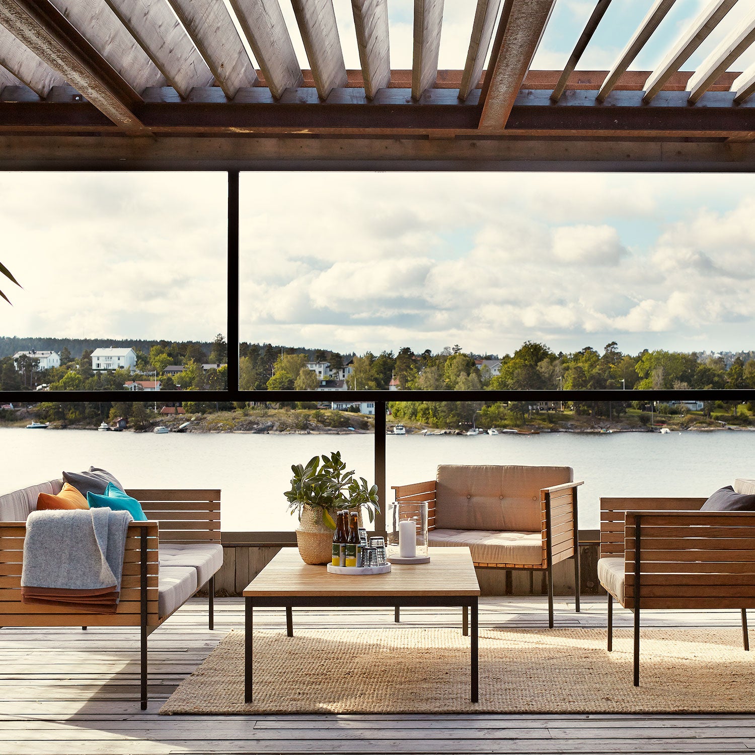 Häringe lounge-nojatuoli Skargaarden