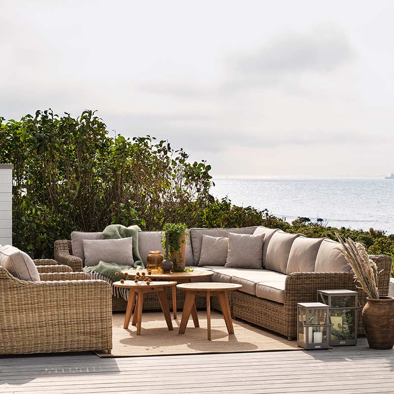 Glendon kulmakappale  Rustic / 220 Beige