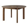 Comfort Circle Ruokapöytä jatkeella Dark Oak