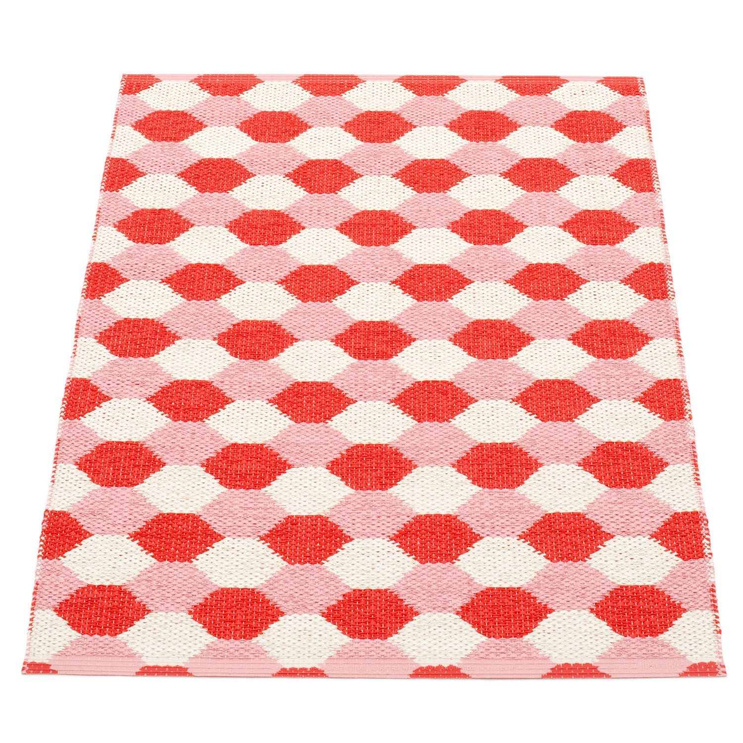 Dana matto 70x100 cm coral red / piglet / vanilla 