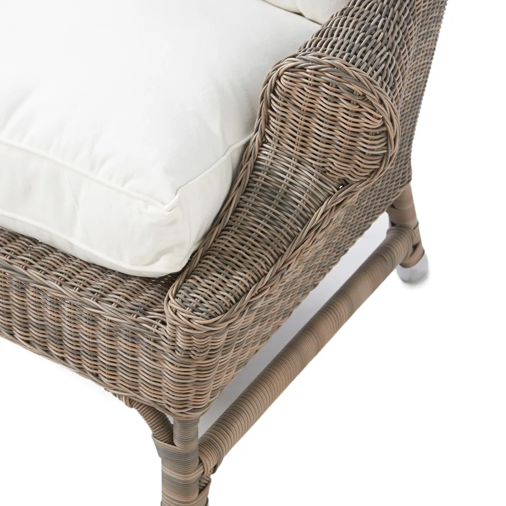 Nicolas wingback nojatuoli keinotekoinen rottinki