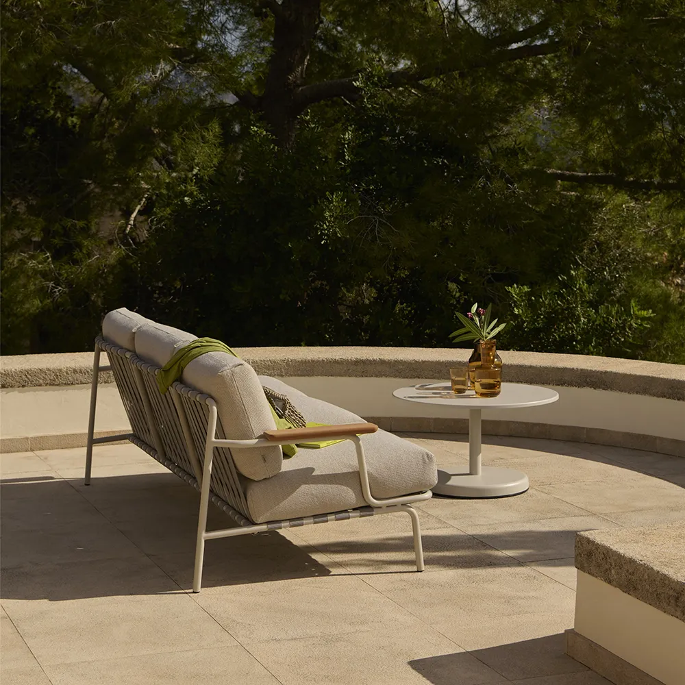 Linear Steel Sohvapöytä Ø70 cm Dark Green 