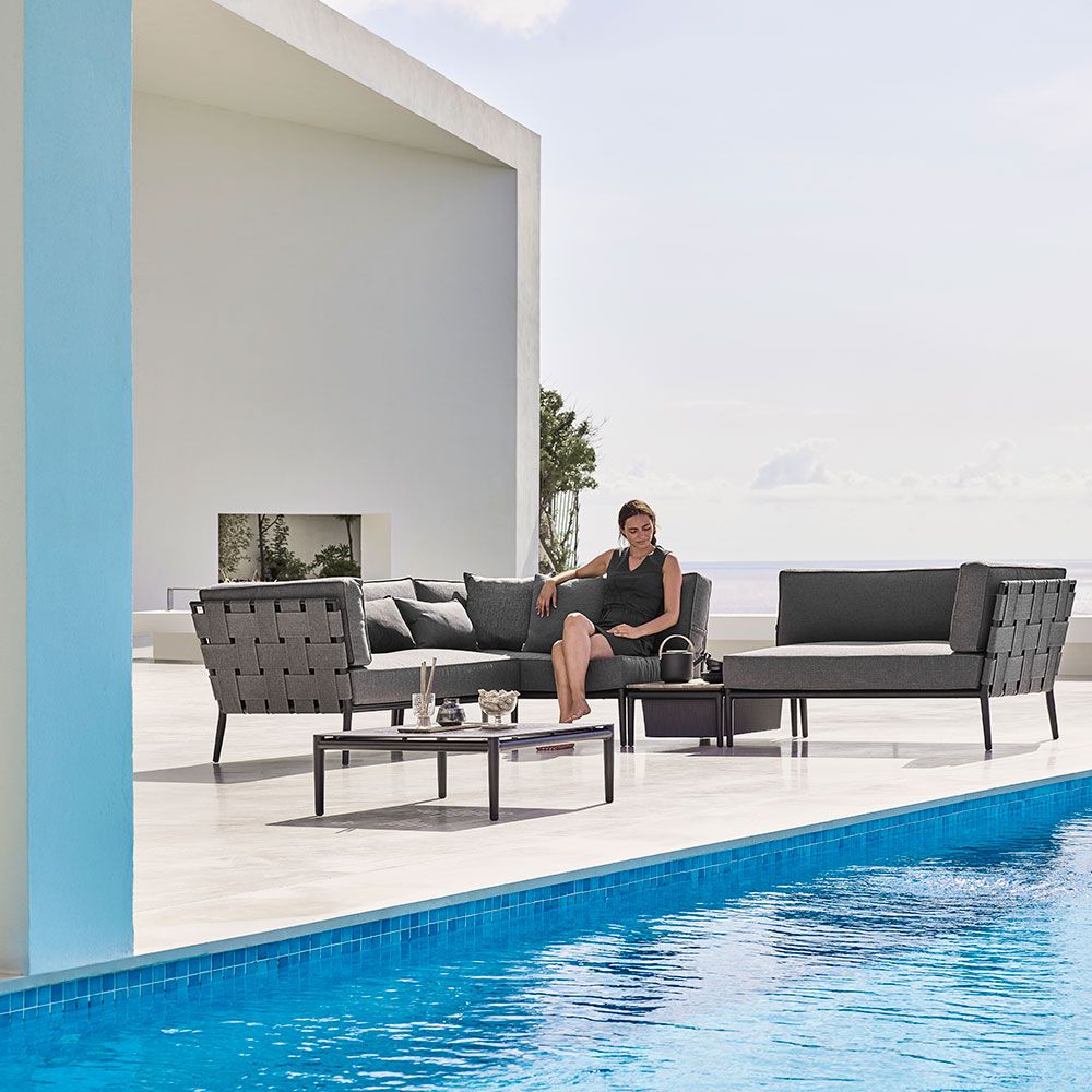 Conic Box pöytä harmaa