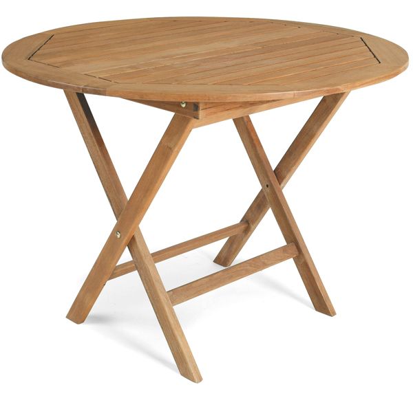 Turin ruokapöytä 100 cm teak