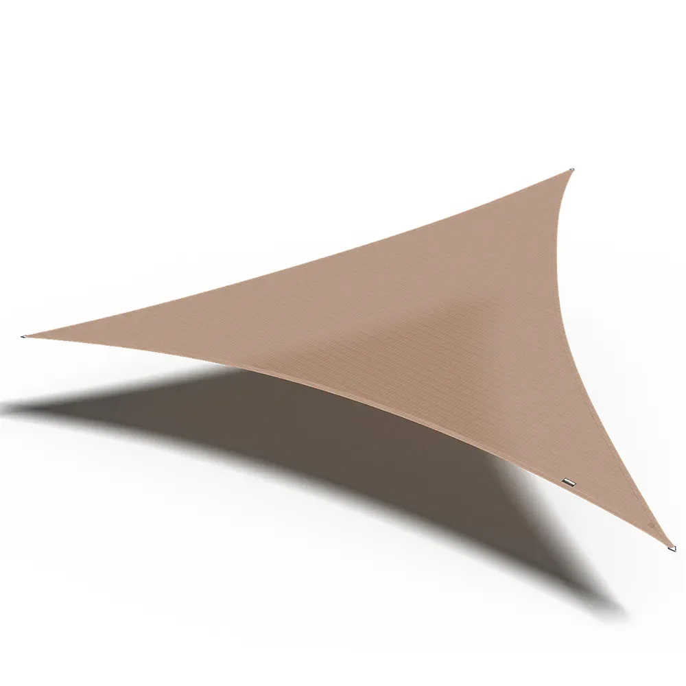 Coolfit aurinkopurje kolmiomainen 500x500cm beige 