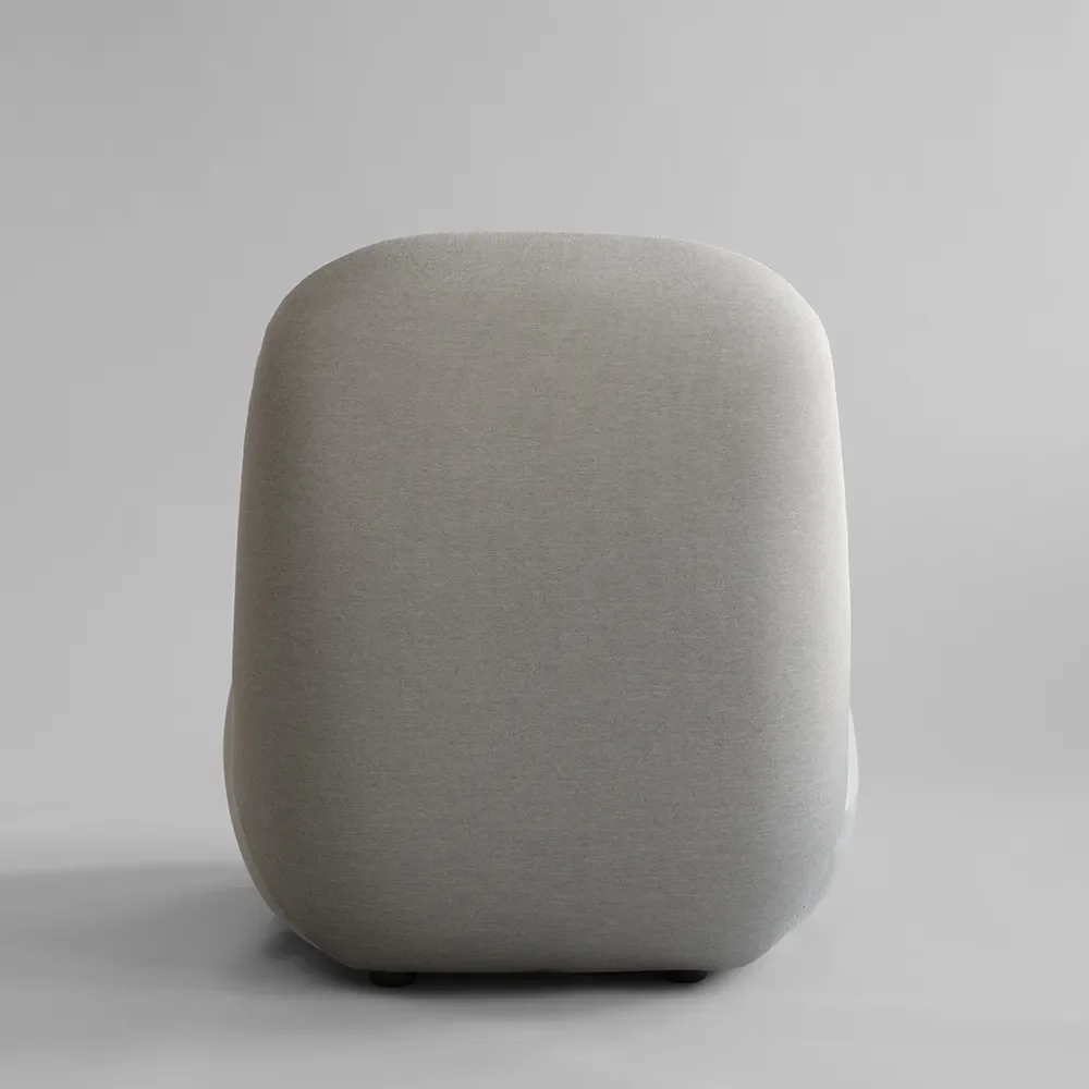 Toe Nojatuoli, tasainen - harmaanruskea