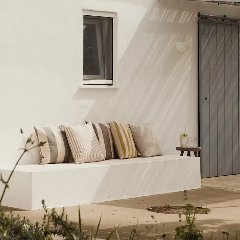 Strand Koristetyyny Sand/Off-white