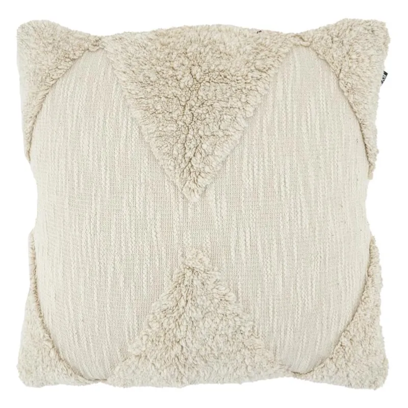 By-Boo, Pillow Wabi - off white 45x45 cm