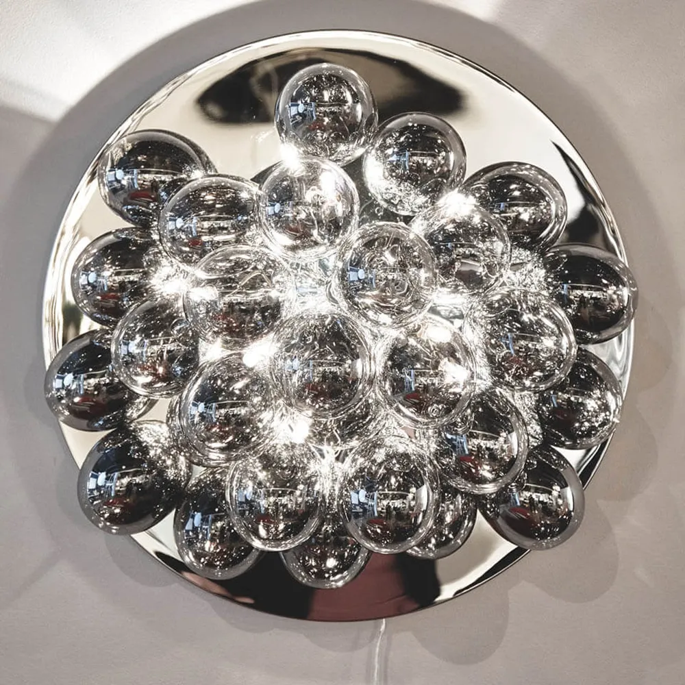 Gross seinävalaisin Ø60 cm Savunharmaa