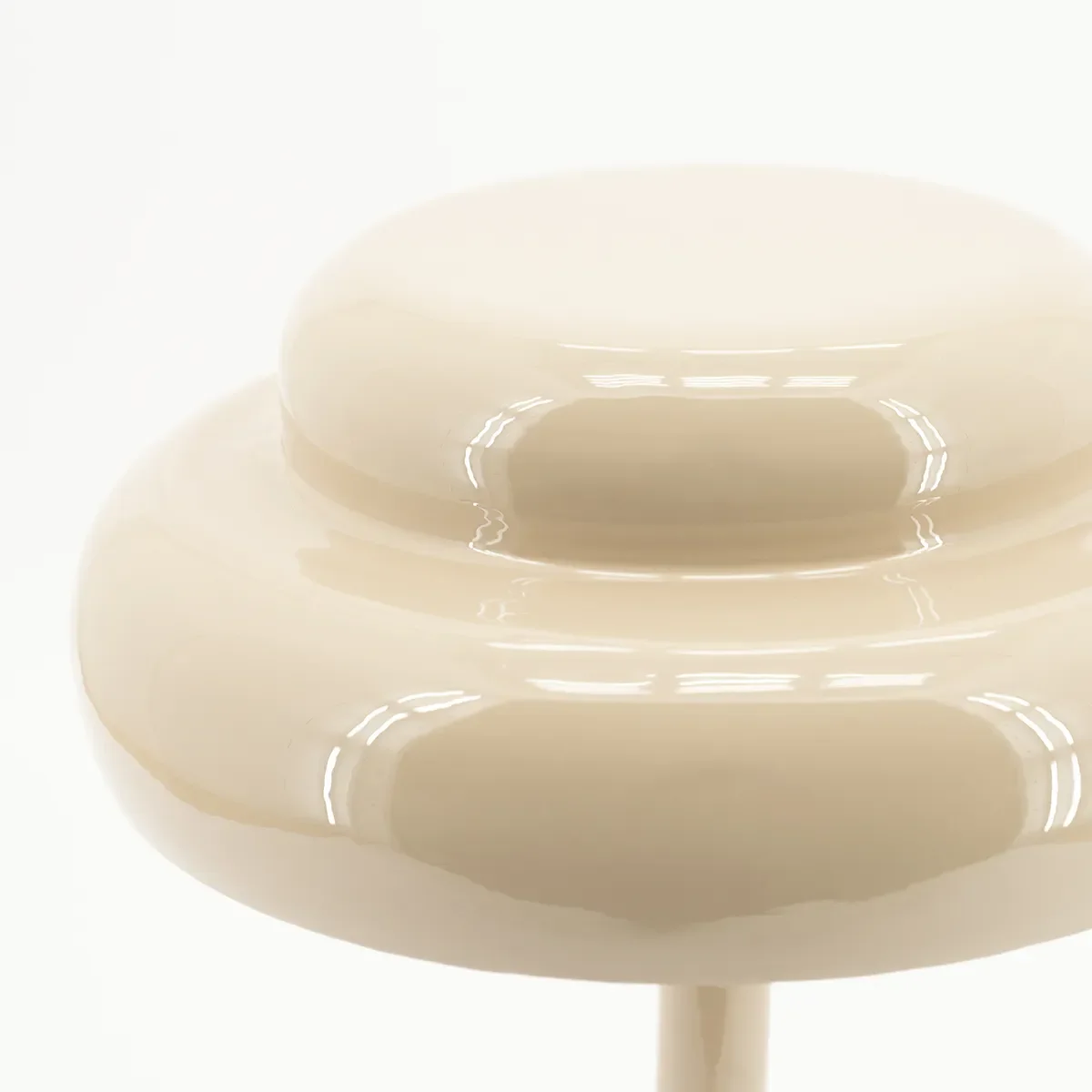 Himmennettävä pöytävalaisin Pomm Beige K 47,5 cm
