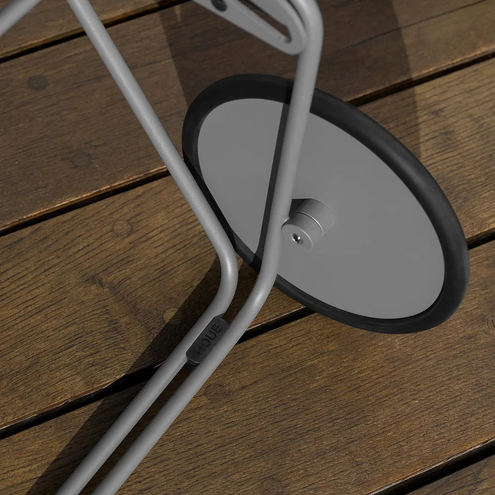 Click Adjustable chaise longue Black. Frame: Grey