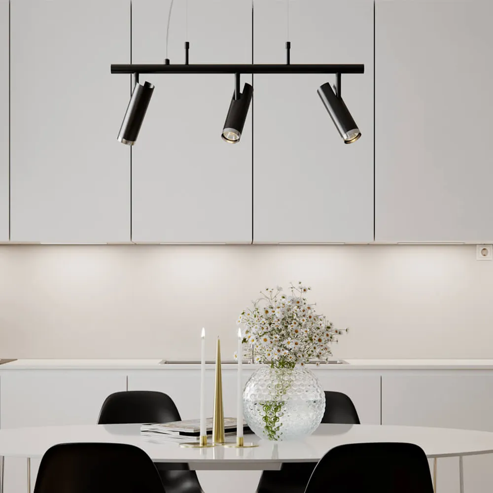 Puls Baari Kattolamppu musta