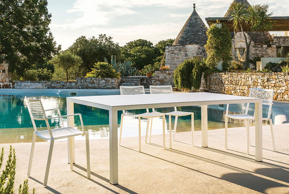 Easy käsinojallinen tuoli pinottava Powder Grey