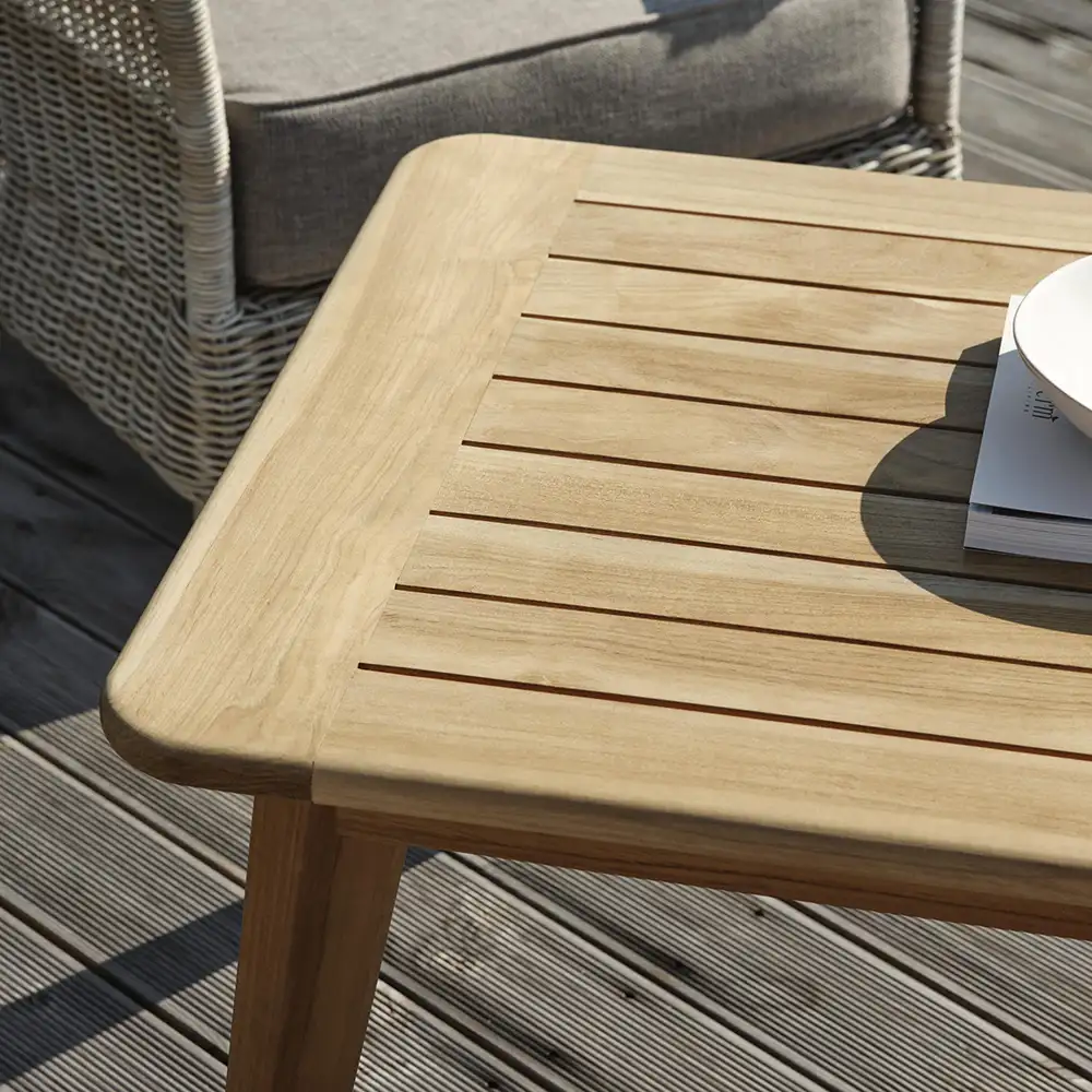 Lilja sohvapöytä 70 x 140 cm tiikki Brafab