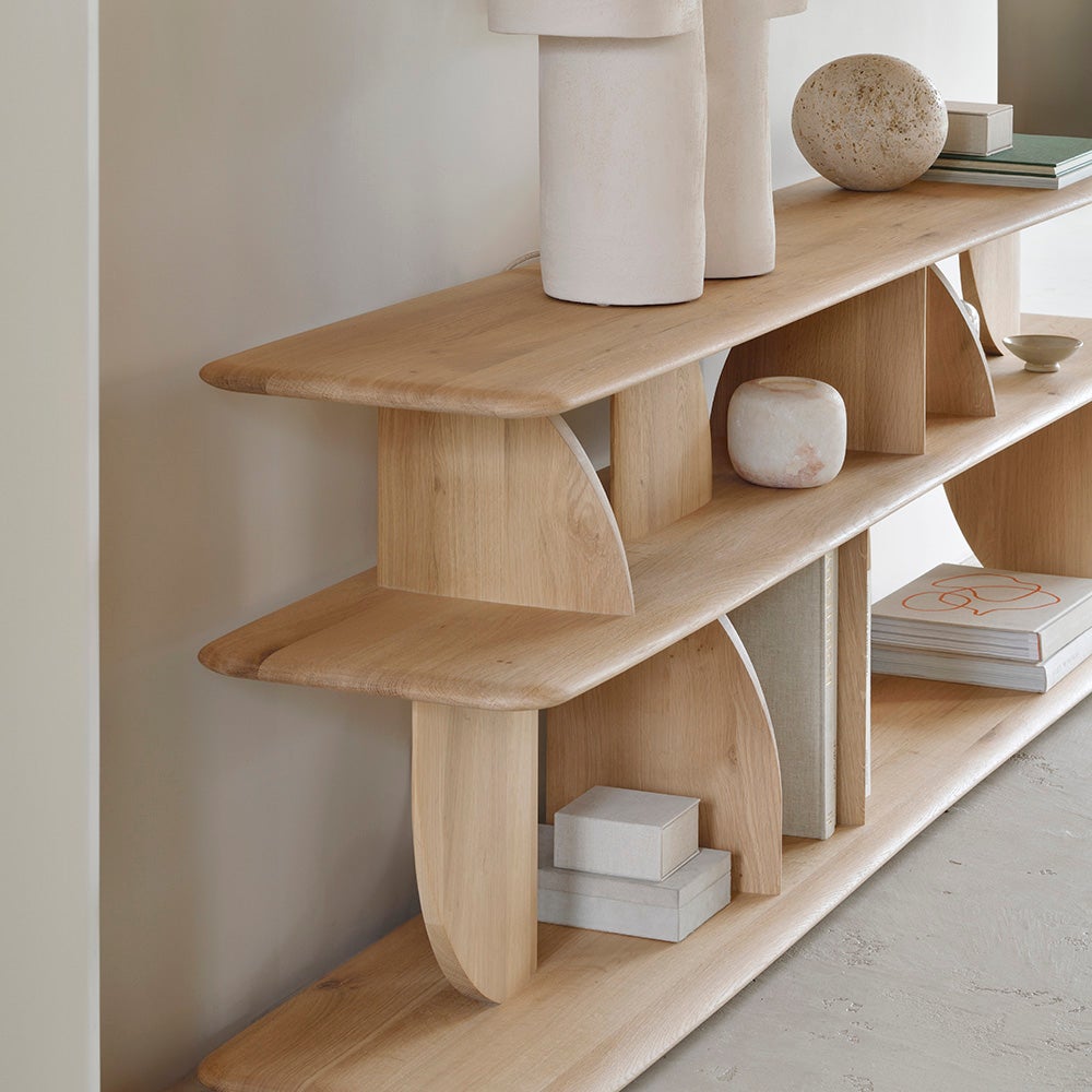 Geometric Konsolipöytä - tammi