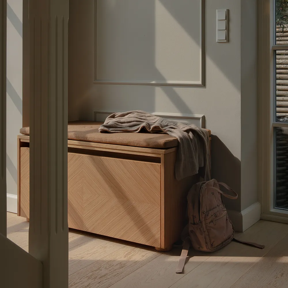 Säilytyspenkki Hideaway Ristikko – Shadow