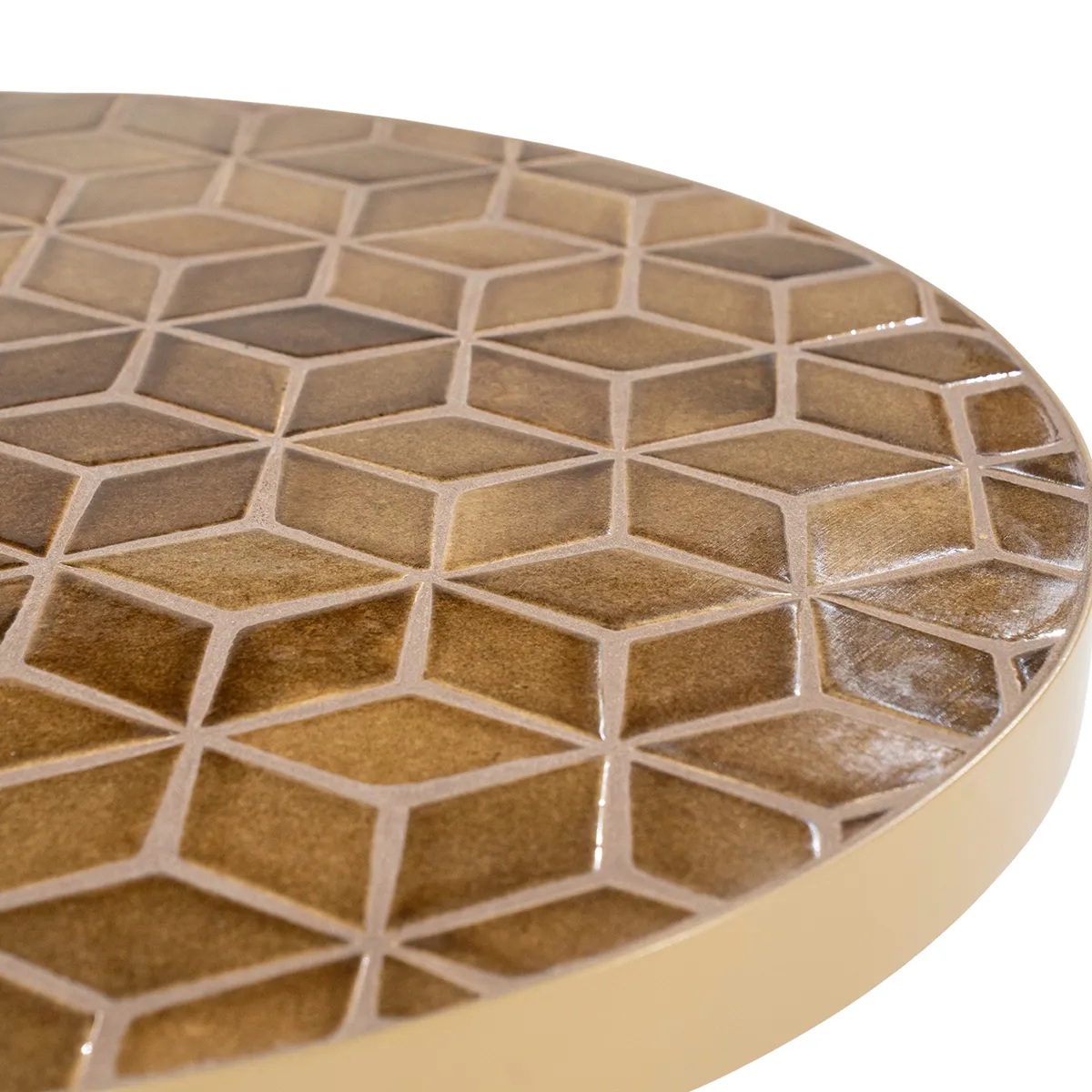 Sohvapöytä Patterna mosaiikkikannella Brown