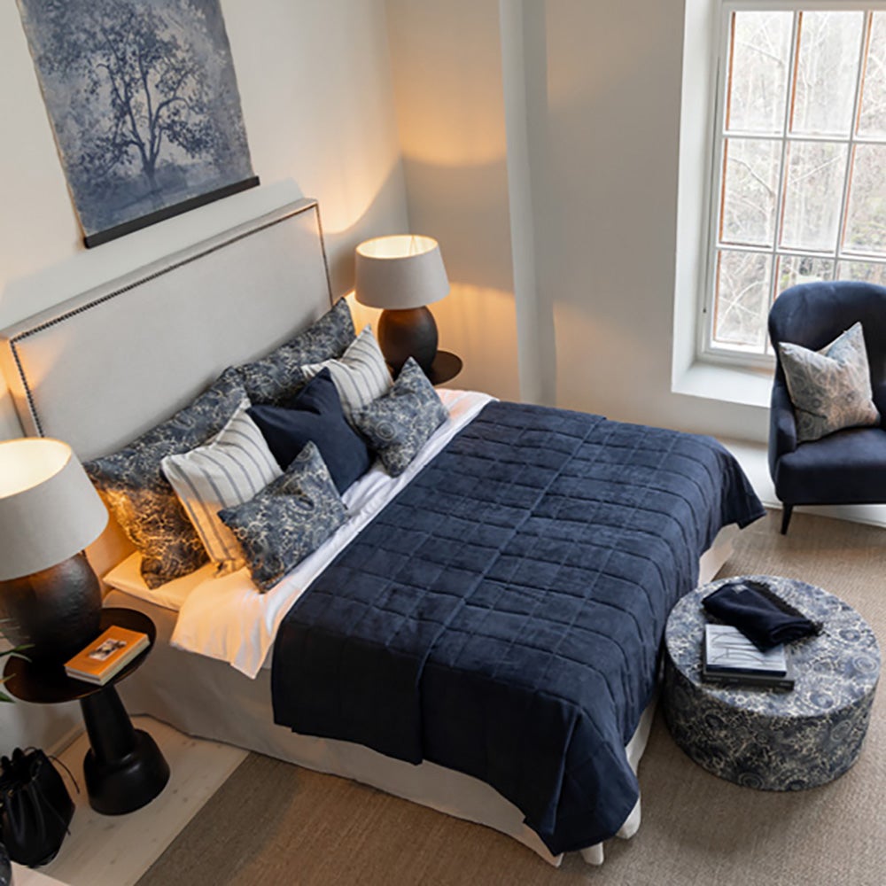 MEGHAN päiväpeite - W 160 x L 260 cm-Blue