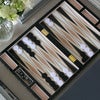 Backgammon Lakattu Black