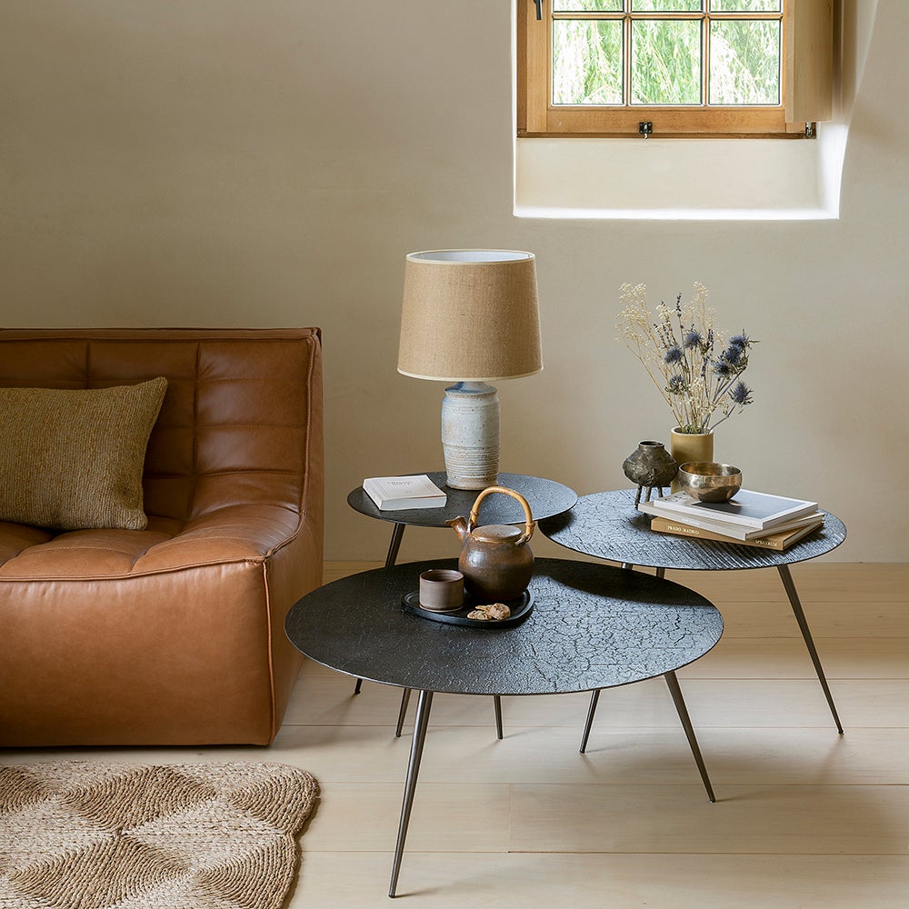 Luna sohvapöytä Ø65 cm Musta 