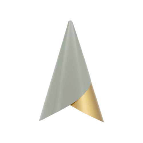 Cornet Lampunvarjostin Nuance Olive/Brass