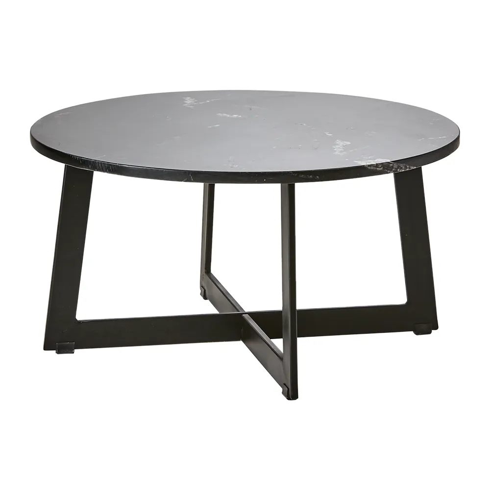  MILAN-pöytä musta Ø70 cm