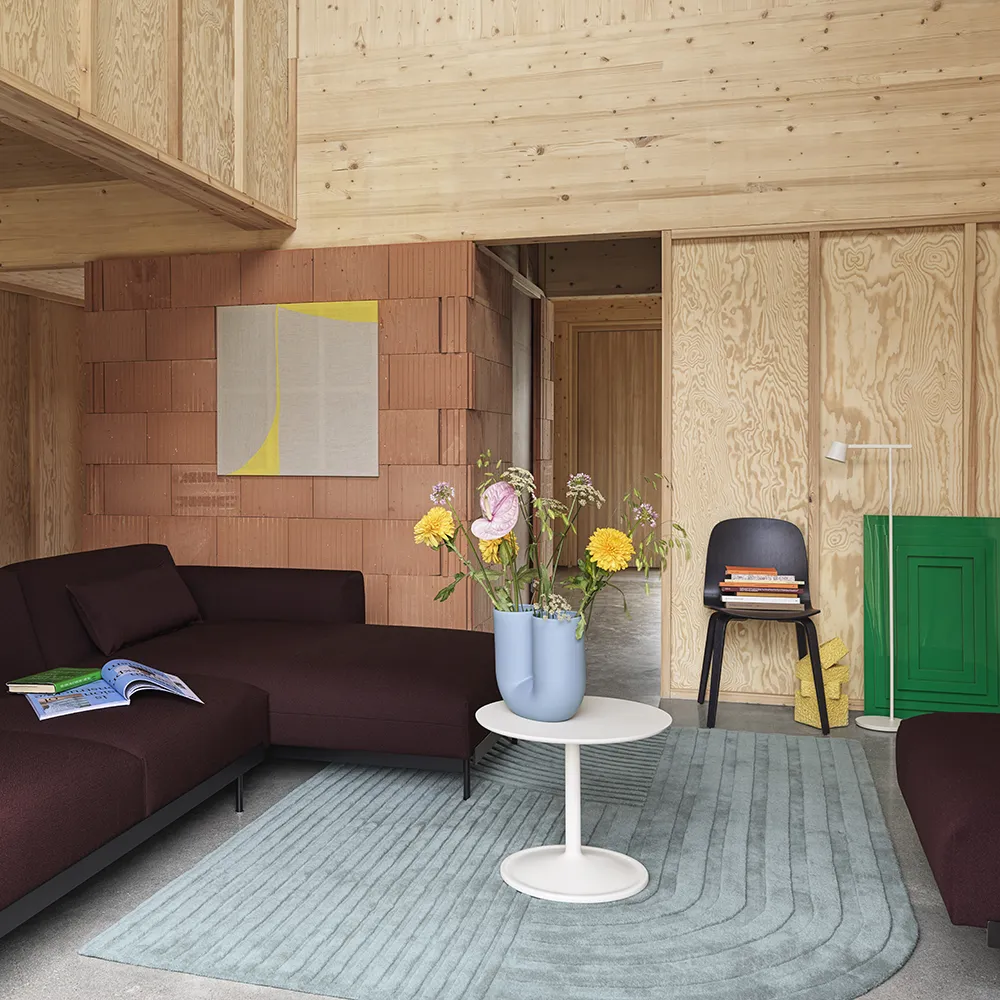 Kink-maljakko K: 26 cm - Vaaleansininen