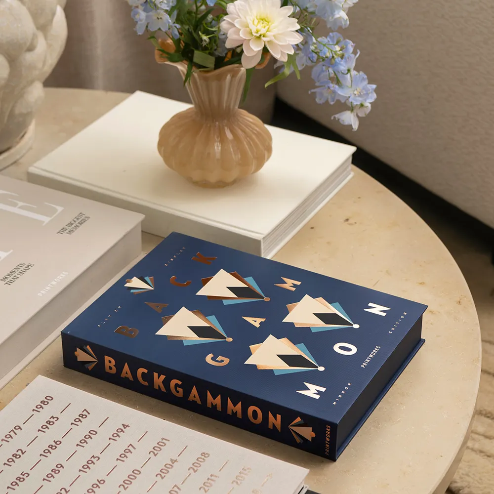 Classic - Art Of Backgammon Mirror Dark Blue/Copper