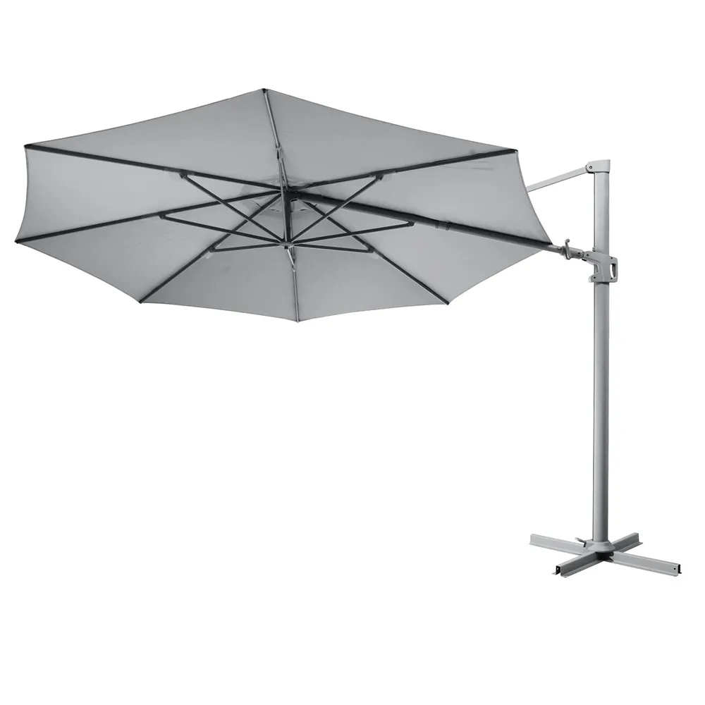 Vinovo riippuva aurinkovarjo Ø350 cm Anthracite/Grey