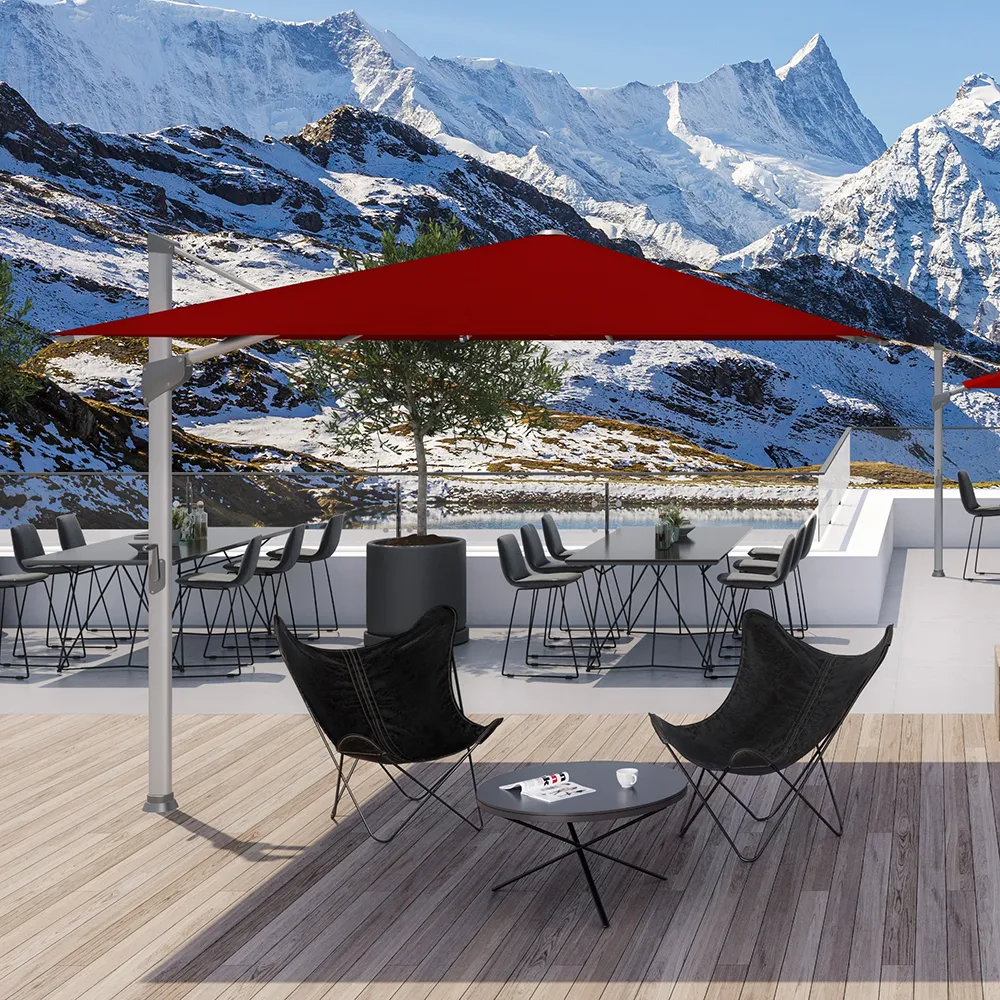 Fortano 400x300 cm aurinkovarjo alu Cat.5 652 Silver