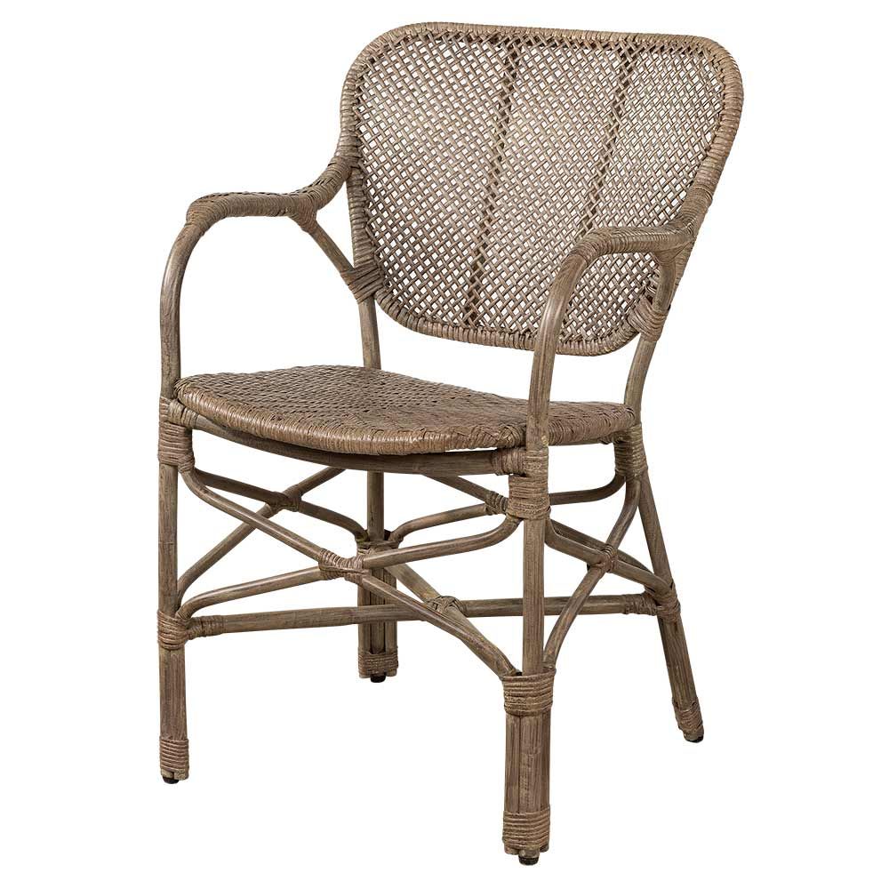 Käsinojallinen tuoli Bistro antiikinharmaa Artwood