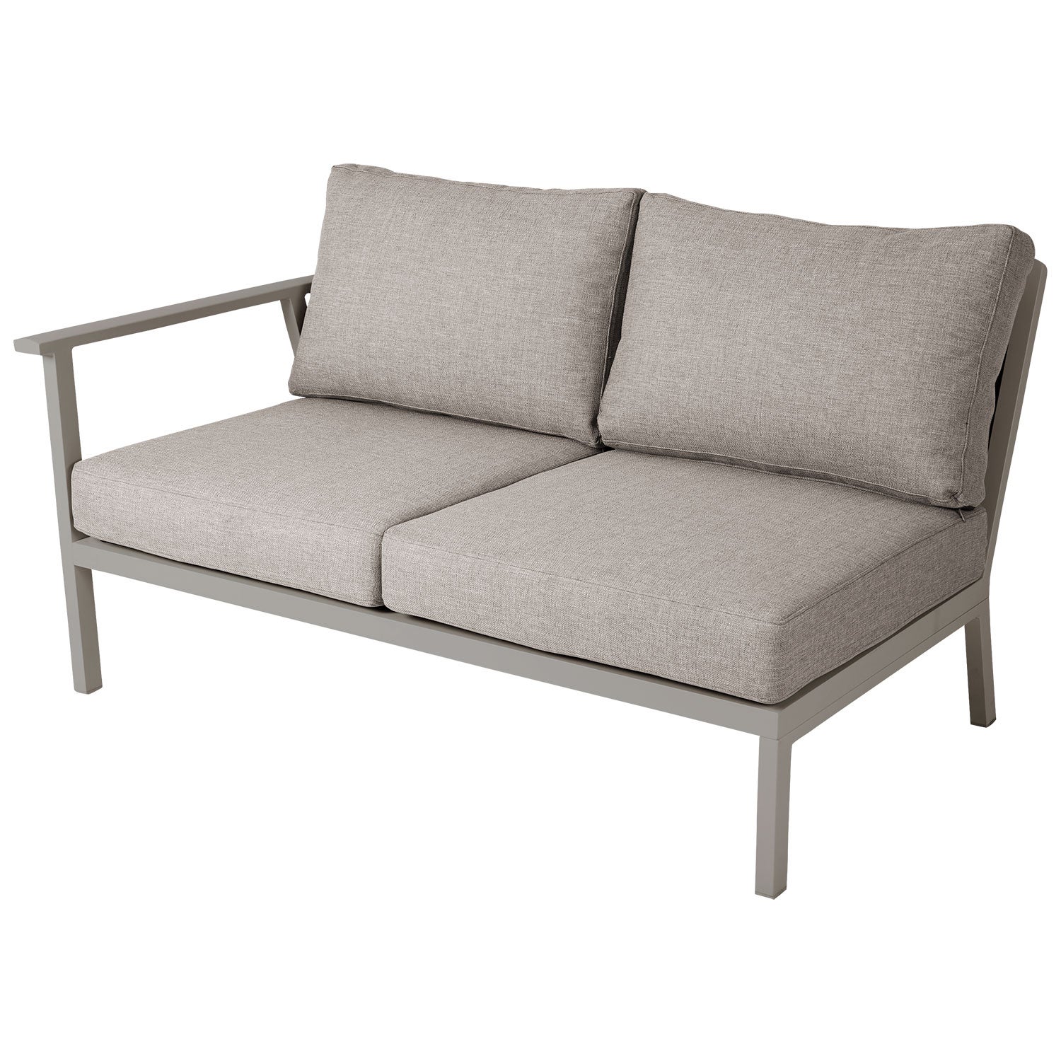 Samvaro oikea+vasen päätyosa 2-istuttava khaki Brafab