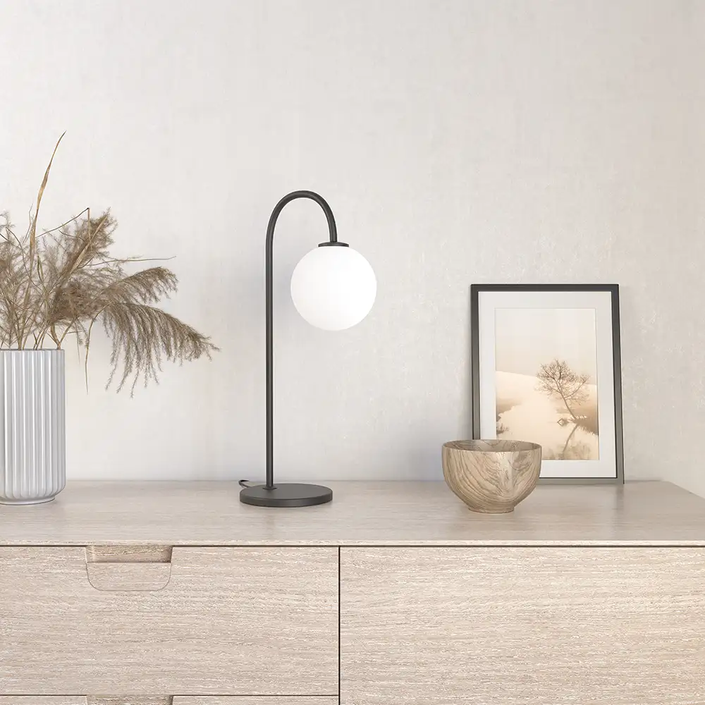 Ballon pöytävalaisin musta G9