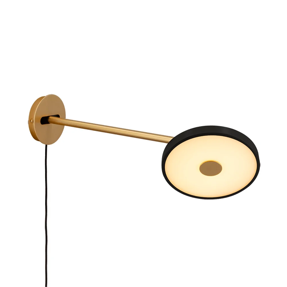 Asteria Wall Long Seinävalaisin Ø15 cm Black